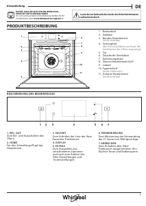 Bedienungsanleitung Whirlpool W11I OP1 4S2 H Backofen