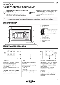 Návod Whirlpool W6 MS450 Rúra