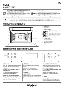 Bedienungsanleitung Whirlpool W6 MS450 Backofen