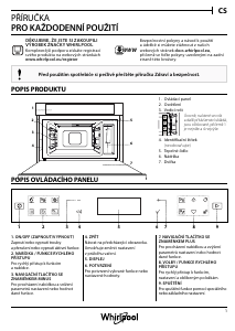 Manuál Whirlpool W6 MS450 Trouba