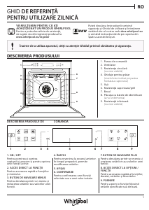 Manual Whirlpool W6 OM4 4S1 H BL Cuptor