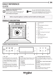 Manual Whirlpool W6 OM4 4S1 H BL Oven