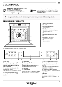 Manuale Whirlpool W6 OM4 4S1 P BSS Forno