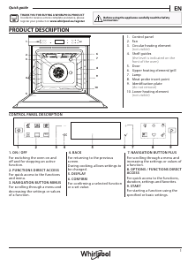 Manual Whirlpool W6 OM4 4S1 P Oven