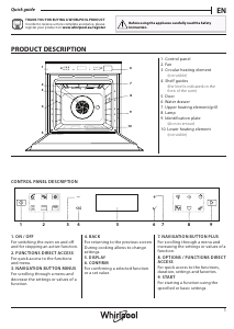 Manual Whirlpool W6 OS4 4S1 H Oven