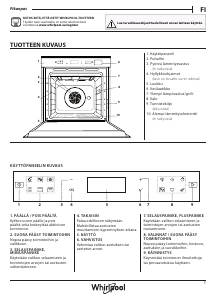 Käyttöohje Whirlpool W6 OS4 4S1 H Uuni