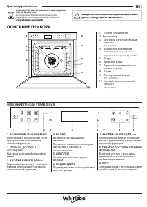 Руководство Whirlpool W6 OS4 4S1 P духовой шкаф