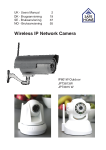 Handleiding SafeHome JPT3813W  IP camera
