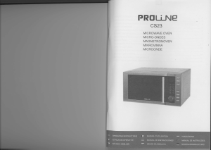 Handleiding Proline CS23 Magnetron