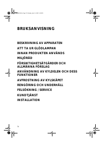 Bruksanvisning Whirlpool ARC 0060/S/AL Kylskåp