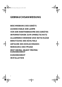 Bedienungsanleitung Whirlpool ARC 0070/AL Kühlschrank