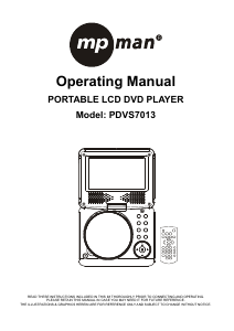 Handleiding Mpman PDVS7013 DVD speler