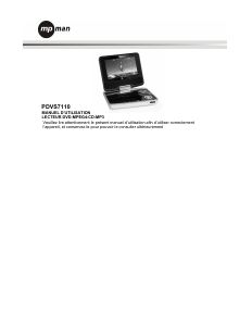 Mode d’emploi Mpman PDVS7110 Lecteur DVD
