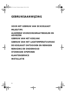 Handleiding Whirlpool ARC 1421 Koelkast