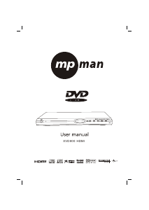 Handleiding Mpman XVD800 HDMI DVD speler