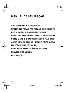 Manual Whirlpool ARC 1671 Frigorífico