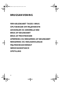 Brugsanvisning Whirlpool ARC 1763 Køleskab