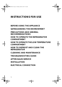 Manual Whirlpool ARC 1804/1 Refrigerator