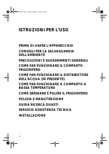 Manuale Whirlpool ARC 185 AQUA Frigorifero