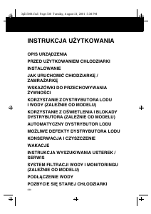 Instrukcja Whirlpool ARG 488/G Lodówka