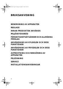 Bruksanvisning Whirlpool ARG 574/3 Kylskåp