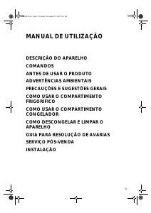 Manual Whirlpool ARG 574/3 Frigorífico