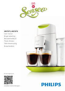 Manual Philips HD7870 Senseo Twist Coffee Machine