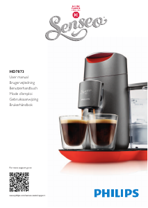 Brugsanvisning Philips HD7873 Senseo Twist Kaffemaskine