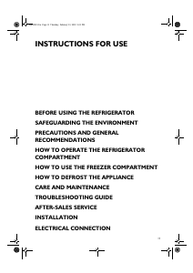 Manual Whirlpool ARG 947/3 Refrigerator