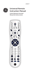 Manual de uso GE 24927 Control remoto