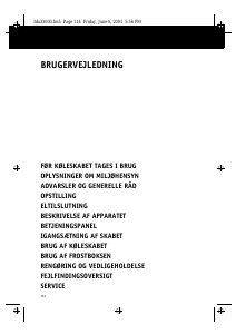 Brugsanvisning Whirlpool ARG 993-A/R Køleskab