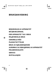 Bruksanvisning Whirlpool ART 204-LH Kjøleskap