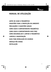 Manual Whirlpool ART 222/G/1 Frigorífico