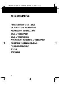 Brugsanvisning Whirlpool ART 628/H Køleskab