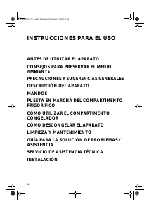 Manual de uso Whirlpool ARZ 001/A/5 Refrigerador