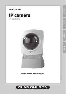 Handleiding Clas Ohlson 36-2914 IP camera