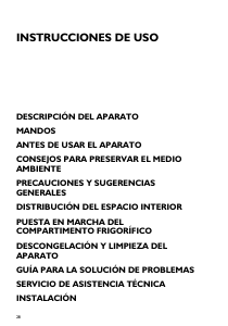 Manual de uso Whirlpool ARZ 004/A Refrigerador