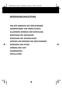 Bedienungsanleitung Whirlpool ARZ 1210/H Kühlschrank