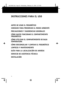 Manual de uso Whirlpool ARZ 121/H Refrigerador