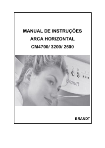 Manual Brandt CM2500 Congelador