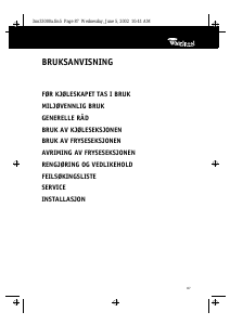Bruksanvisning Whirlpool ARZ 514/H Kjøleskap