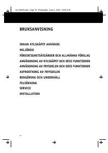 Bruksanvisning Whirlpool ARZ 514/H Kylskåp