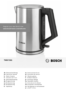 Manual Bosch TWK7101 Jarro eléctrico