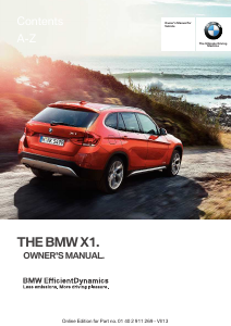 Bruksanvisning BMW X1 sDrive28i (2013)