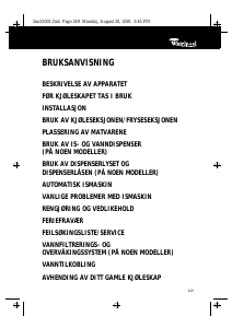Bruksanvisning Whirlpool ARZ 742/W Kjøleskap