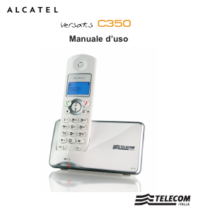 Manuale Alcatel Versatis C350 (Telecom Italia) Telefono senza fili