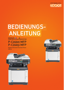 Bedienungsanleitung UTAX P-C2660i MFP Multifunktionsdrucker