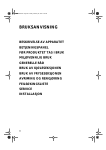 Bruksanvisning Whirlpool CBI 614 W Kjøleskap