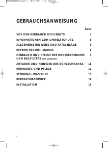 Bedienungsanleitung Whirlpool WM1649 W AQUA Kühlschrank
