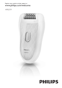 Mode d’emploi Philips HP6519 SatinSoft Epilateur